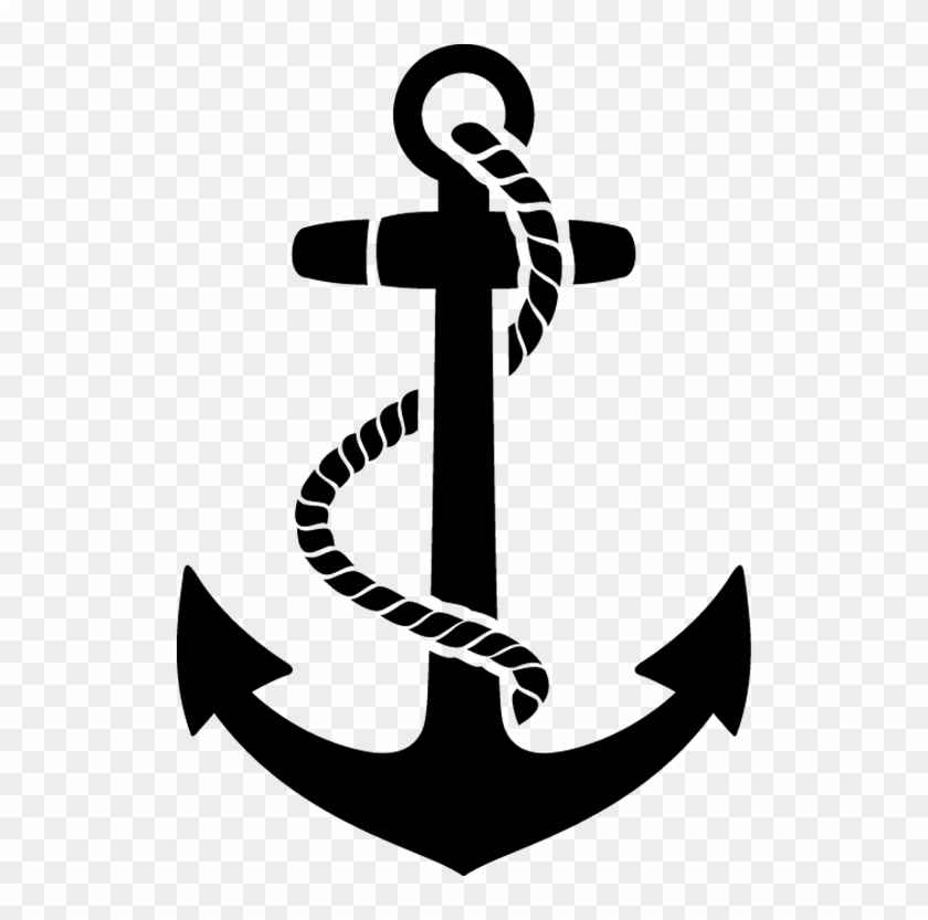 Boat Anchor Wall Sticker - Us Navy Anchor Logo - Free Transparent PNG  Clipart Images Download