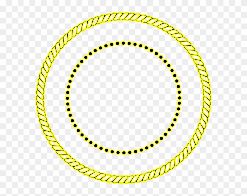 Yellow Rope Border Clip Art - Icon #177696