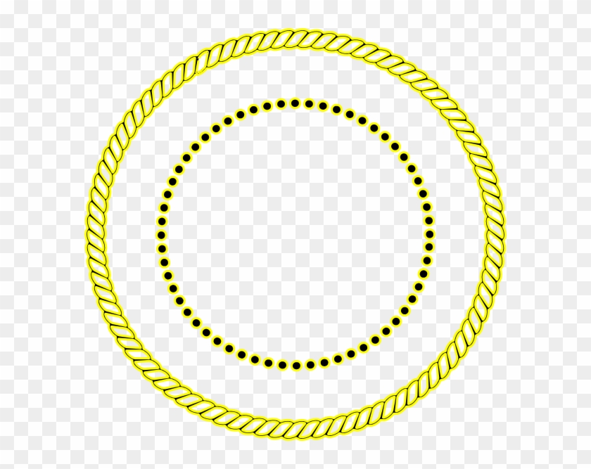Yellow Rope Border Clip Art - Icon #177696