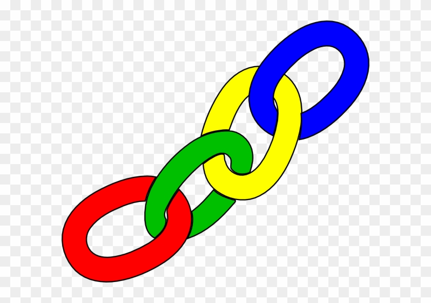 Color Chain Links Clip Art - Chain Links Clip Art #177711