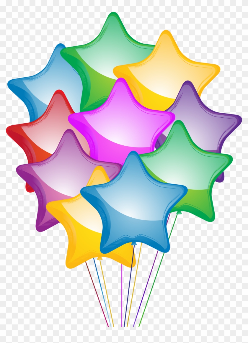 Birthday Clipart Star - Happy Birthday Stars Png - Free Transparent PNG Clipart Images Download