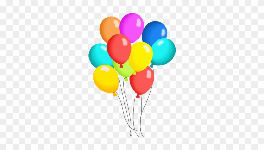 Birthday - Balloons - And - Cake - Clip - Art - Birthday Balloons #177762