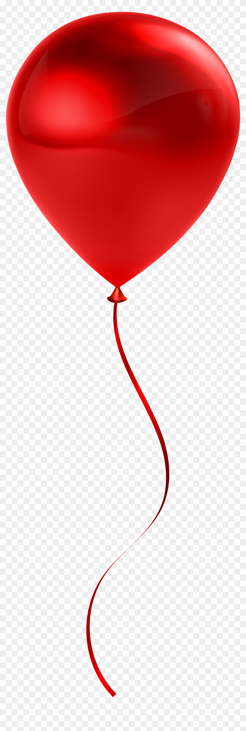 Red Clipart Baloon - Red Balloon Transparent Background #177789