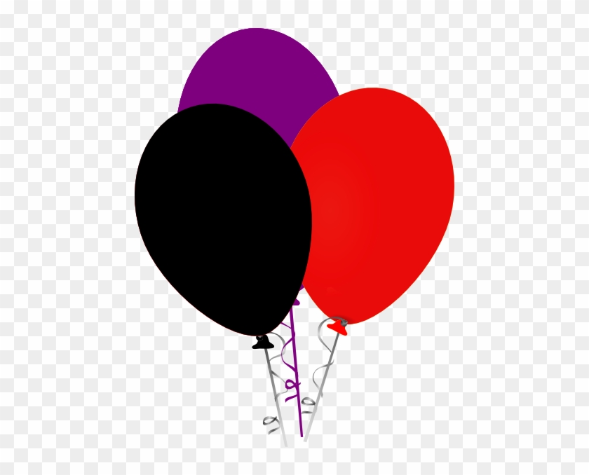 Red And Black Balloons Png #177797