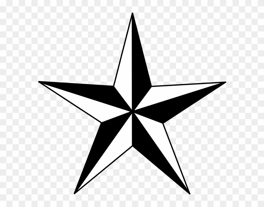 Black Nautical Star Clip Art At Clker - De La Salle Green Archers #177871