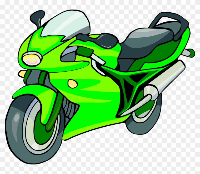See Here Motorcycle Clipart Black And White Images - Motorcycle Clip Art #177886