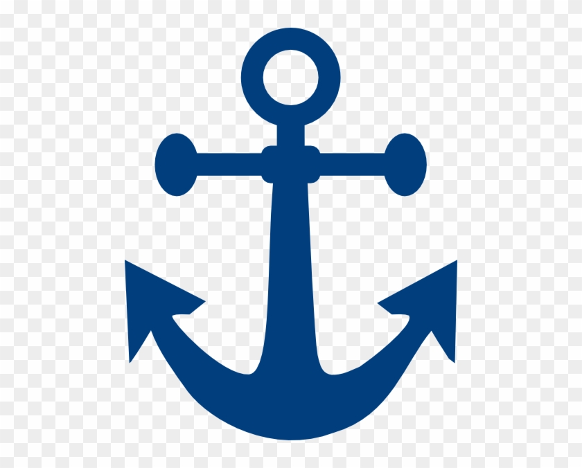 Blue Anchor Clip Art At Clker Navy Anchor Clip Art