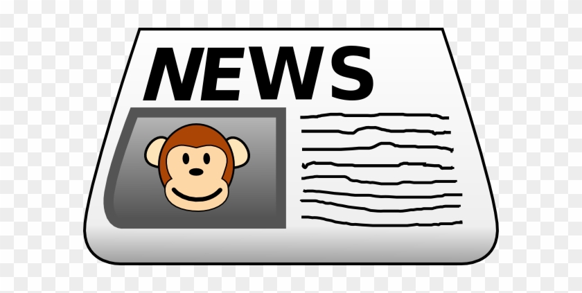 Monkey News Clip Art At Clker Com Vector Clip Art Online - Clipart News #178026