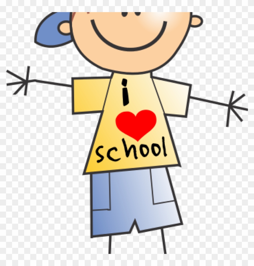 School Clipart Free Cute School Clip Art Free Clipart - Happy Boy Clipart #178088