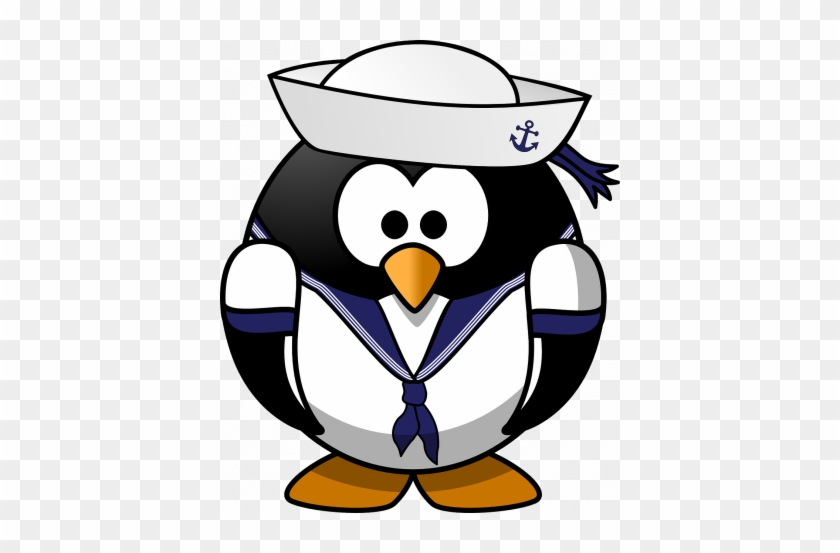Please Feel Free To Drop In For A Cup Of Tea And Some - Penguin Sailor #178155