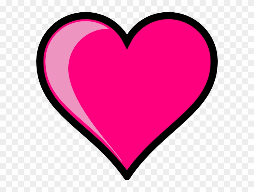Clip Art Pink Heart - Love Heart Clip Art #178199