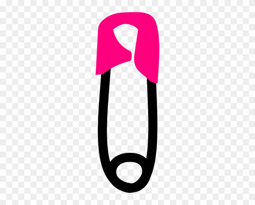 Pink Clipart Safety Pin - Baby Safety Pin Png #178274