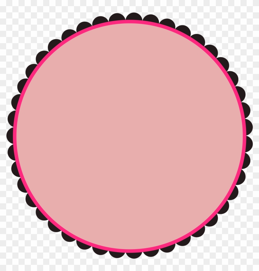 Frame Circle Clipart - Round Frame Vector Png #178278