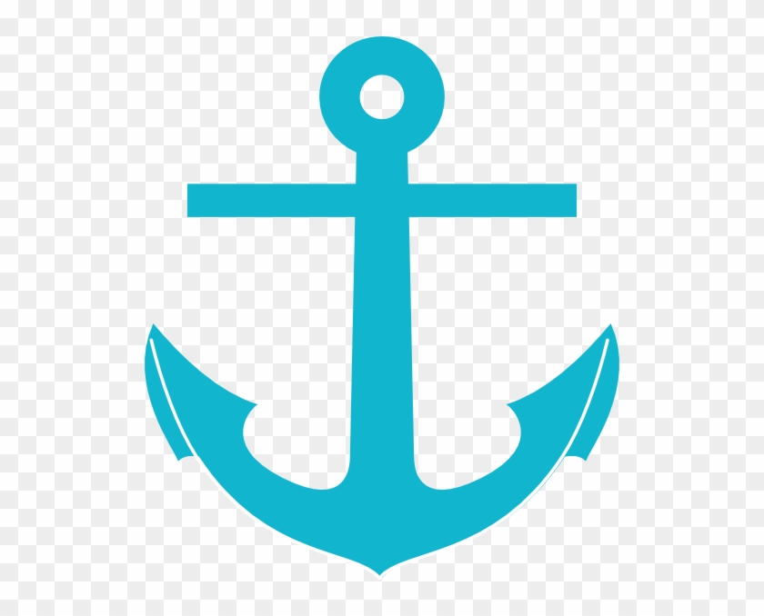 Teal Anchor Clip Art At Clker - Anchor Clip Art #178282