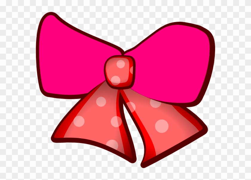 Pink Bows Clip Art - Hair Bow Clip Art #178283