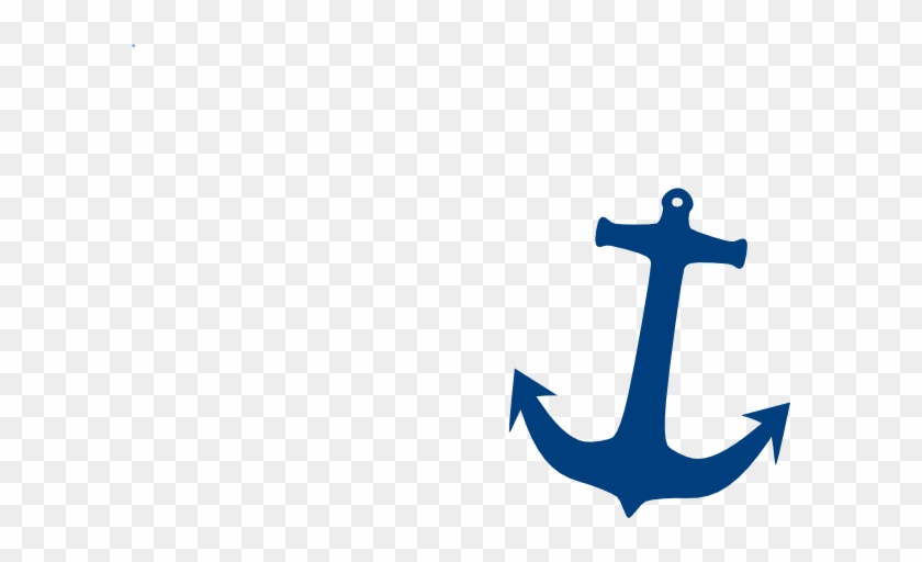 Indigo Anchor Clip Art - Anchor #178302