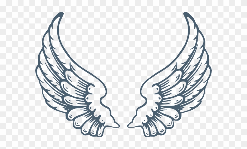 Wings Clipart Black And White #178305
