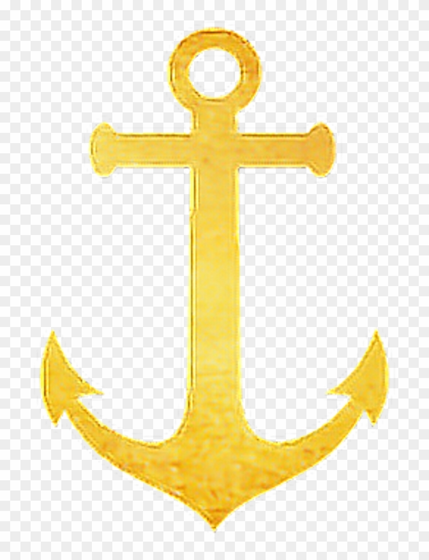 Anchor Navy Glitter Gold Freetoedit - Red Anchor On White Background #178320
