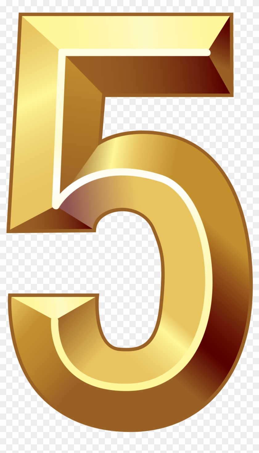 Vector Clipart - Number 10 Gold Png #178322