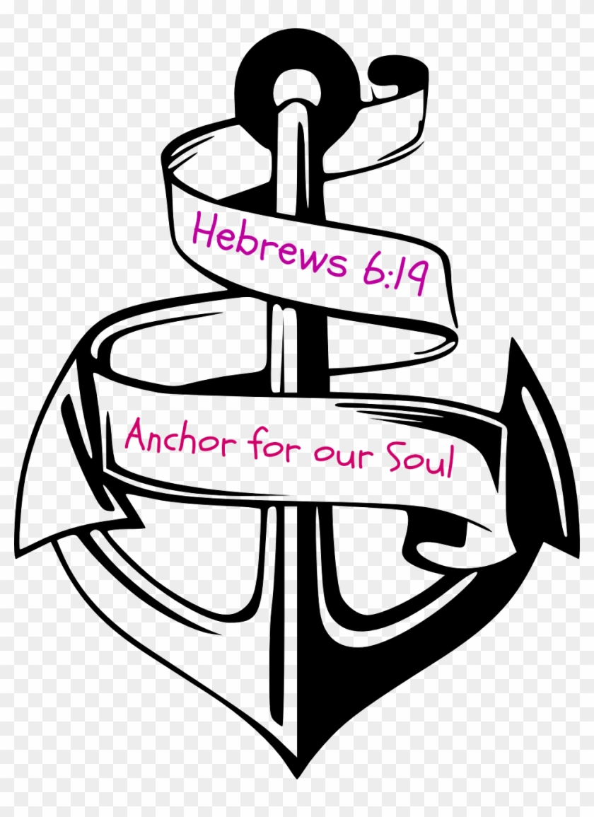 Anchor For Our Soul Made On Picmonkey - Anchor Black And White #178351