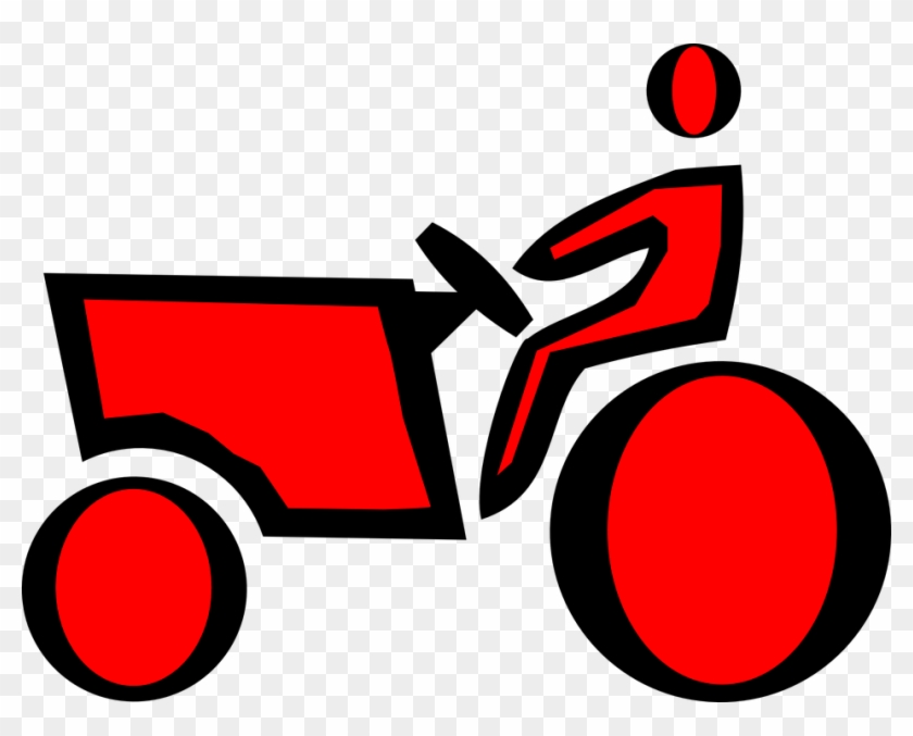 Red Tractor Clip Art #178371