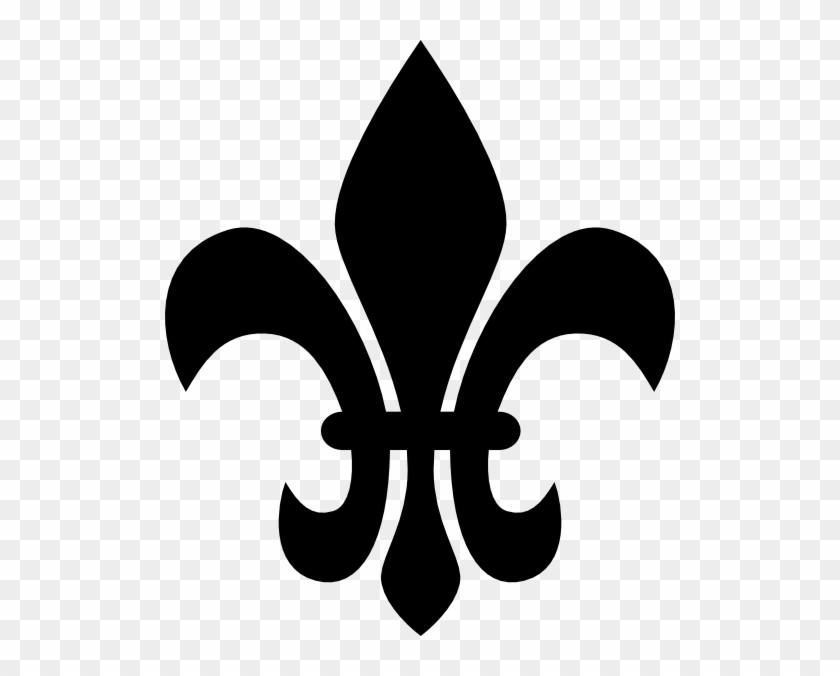 Nobby Design Fleur De Lis Images Free Black Clip Art - Fleur De Lis Clipart #178450