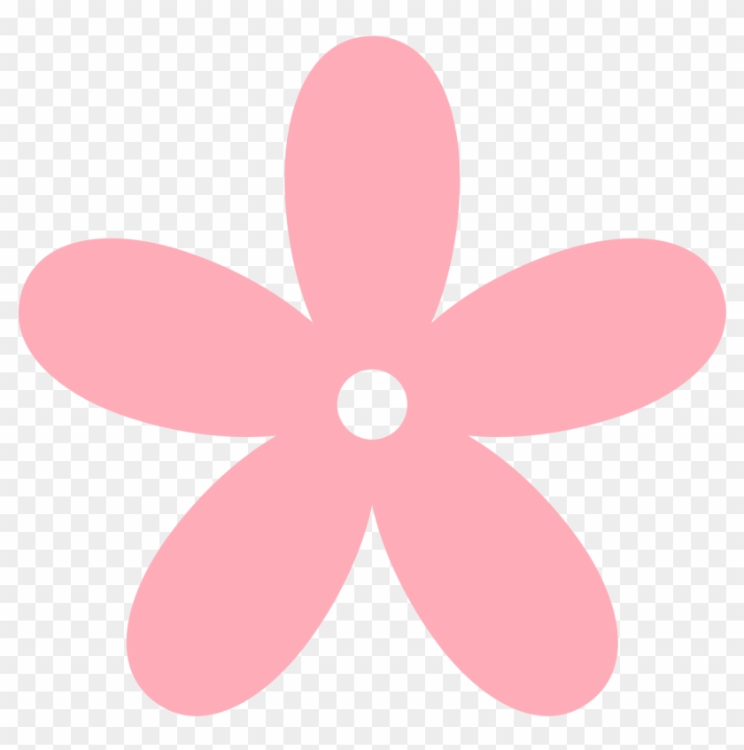 Cartoon Sky Background Clipart - Pink Flower Clipart Transparent Background #178462