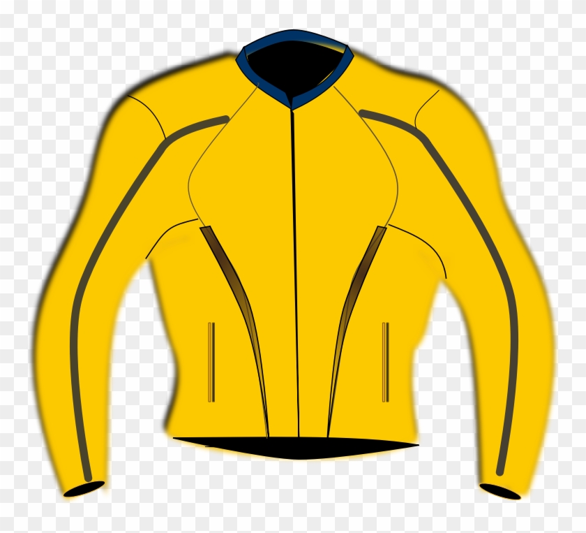 Clipart - Motorsports-jacket - Jacket Clipart Png #994600
