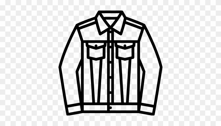 Denim Jacket Vector - Jean Jacket Icon #994607