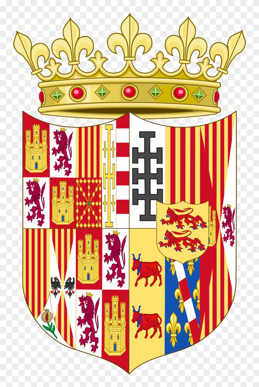 Coat Of Arms Of Germanie Of Foix As Queen Consort Of - Germana De Foix Heraldica #994612