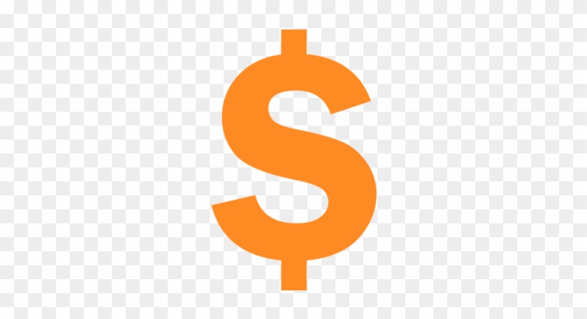 Dollar Sign - Dollar Sign Orange Png #994689