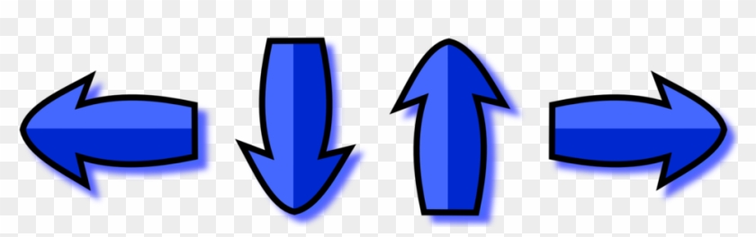 Illustration Of Blue Arrows - Cartoon Picture Of Arrows #994712