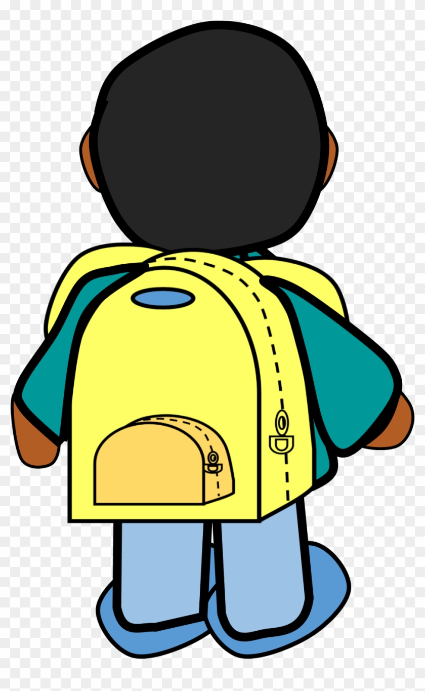 *✿**✿*al Cole*✿**✿* - Boy With Backpack Clipart #994947