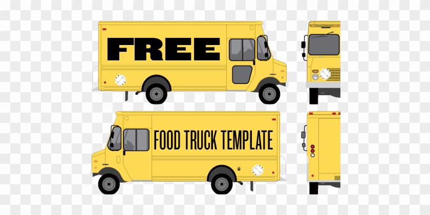 Food Truck Wrap Template By Studiofluid - Food Truck Template Vector #994999