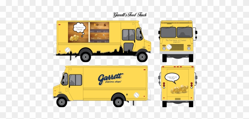 Food Truck Template Vector #995005