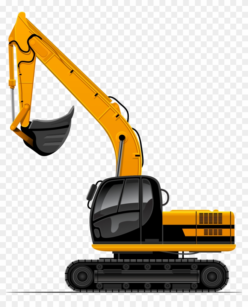 Excavator Heavy Equipment Architectural Engineering - Excavating Equipment Clipart #995036