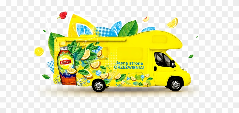 Truck Branding For Lipton Ice Tea #995041