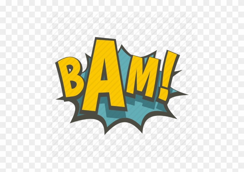Red Black Amazing Sign Clip Art At - Bam Comic #995067