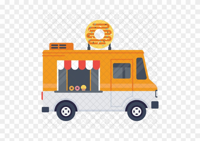 Donuts Food Truck Icon - Doughnut #995069