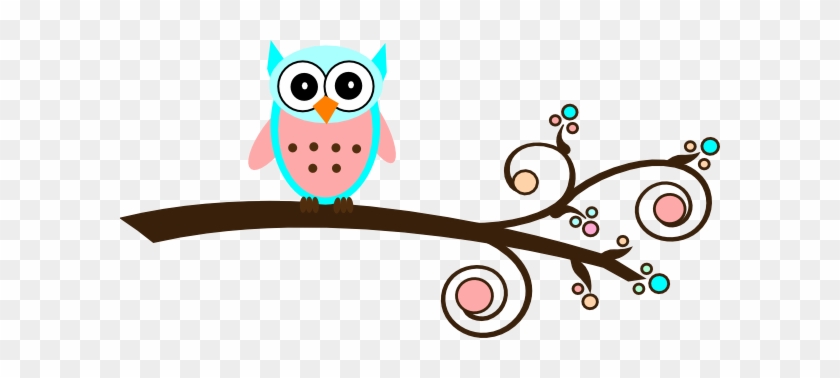 Owl On Branch Clip Art #995093