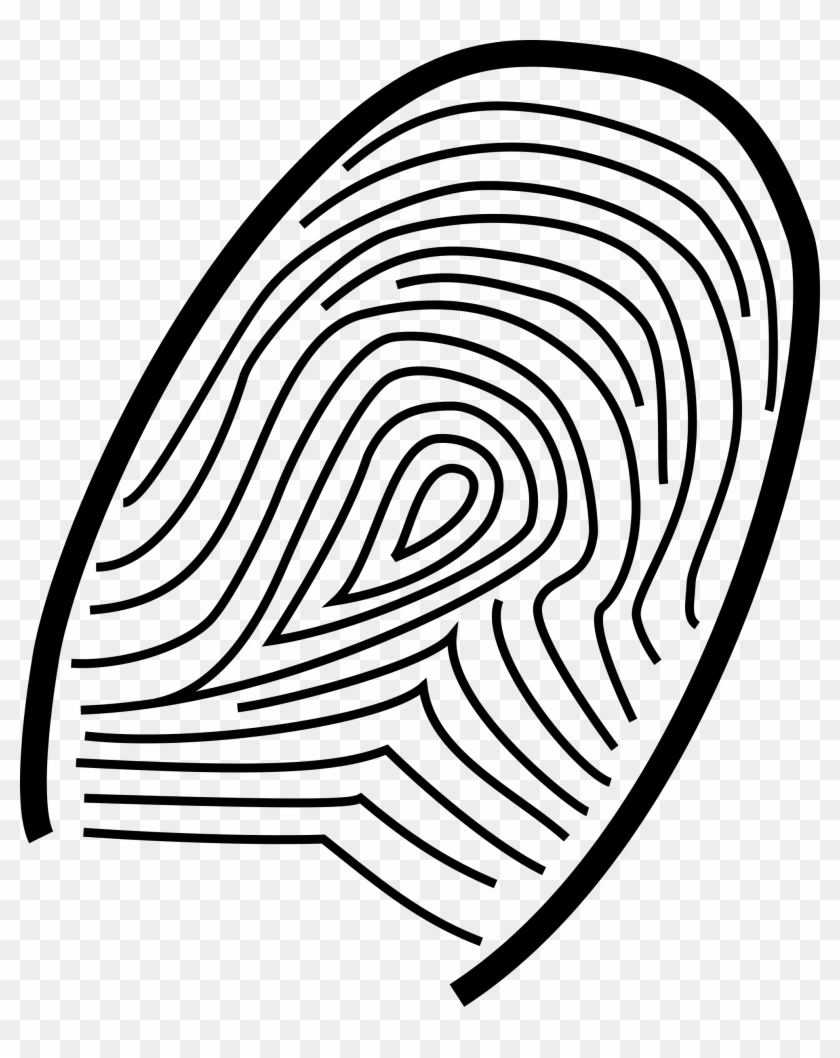 Mystery Clipart Fingerprint - Fingerprint Clip Art #995100