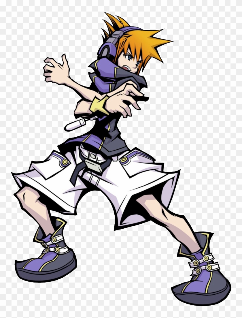 Sexy Anime Girl Art Render - Neku Nintendo #995181