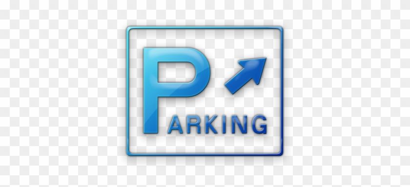 Parking Ahead Blue Jelly Icon Signs Z Roadsign13 - Graphics #995187