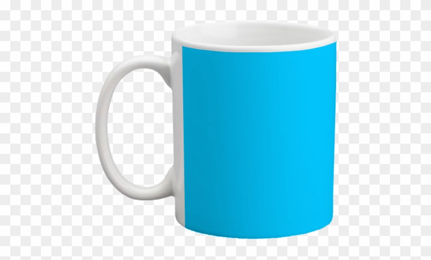 Custom Coffee Mug- Light Blue Backgrounds - Light Blue Coffee Mug #995375