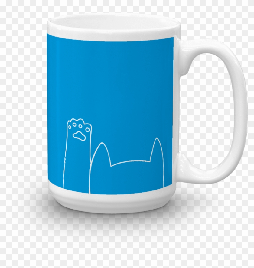 Minimalist Cat Bold Coffee Mug Gift For Cat Lovers - Mug #995386