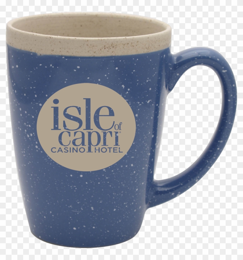 Custom Printed Speckled Glaze Ceramic Mugs - Isle Of Capri Casinos #995400