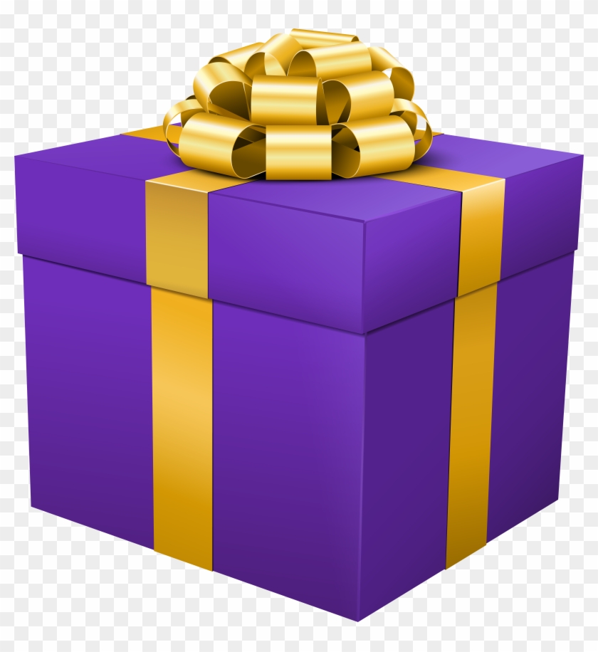 Purple Gift Box - Purple Gift Box #995433