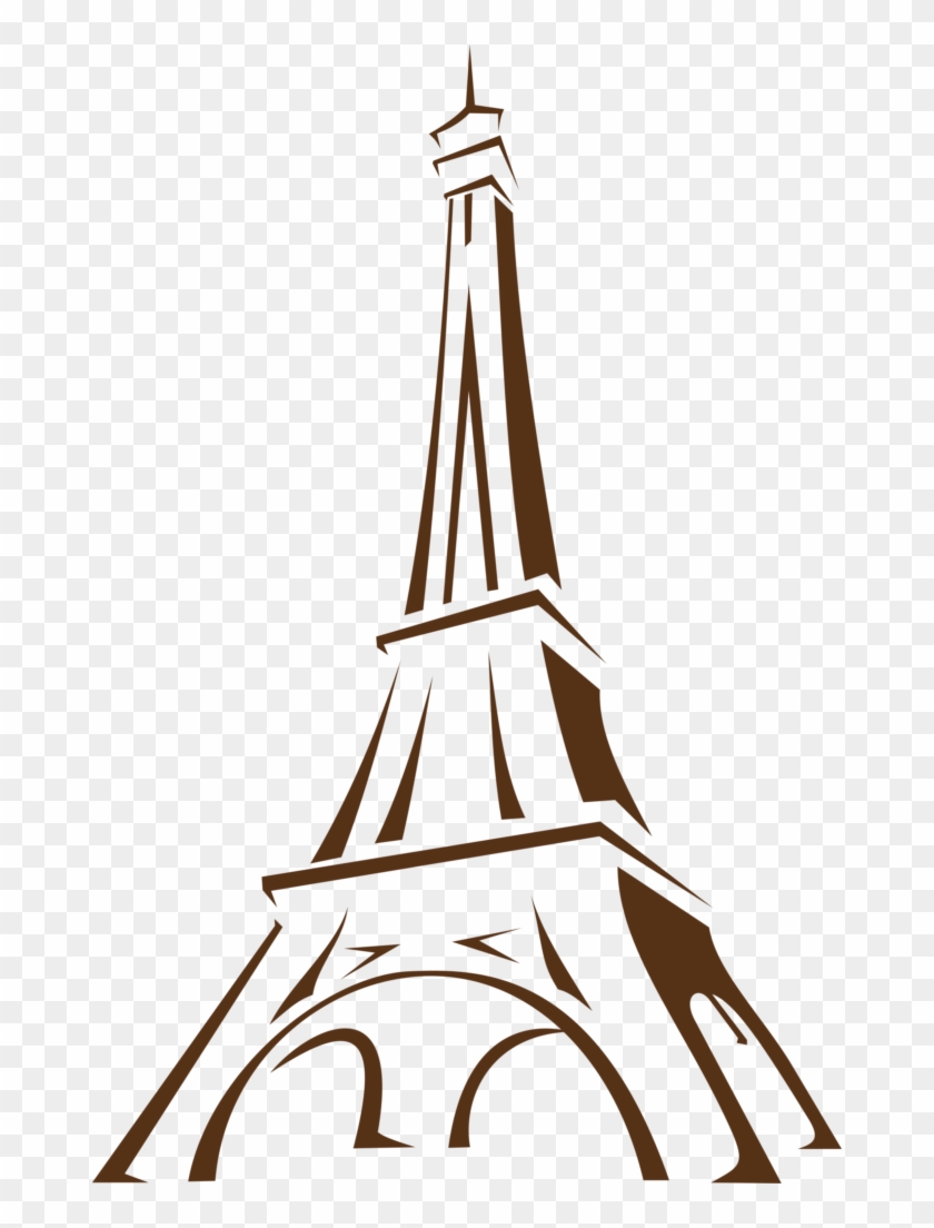 Free Eiffel Tower Png Hd - Drawing Of The Eiffel Tower #995431