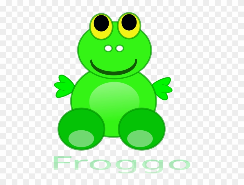 Free Frog Froggo - Cute Cartoon Frog Shower Curtain #995449