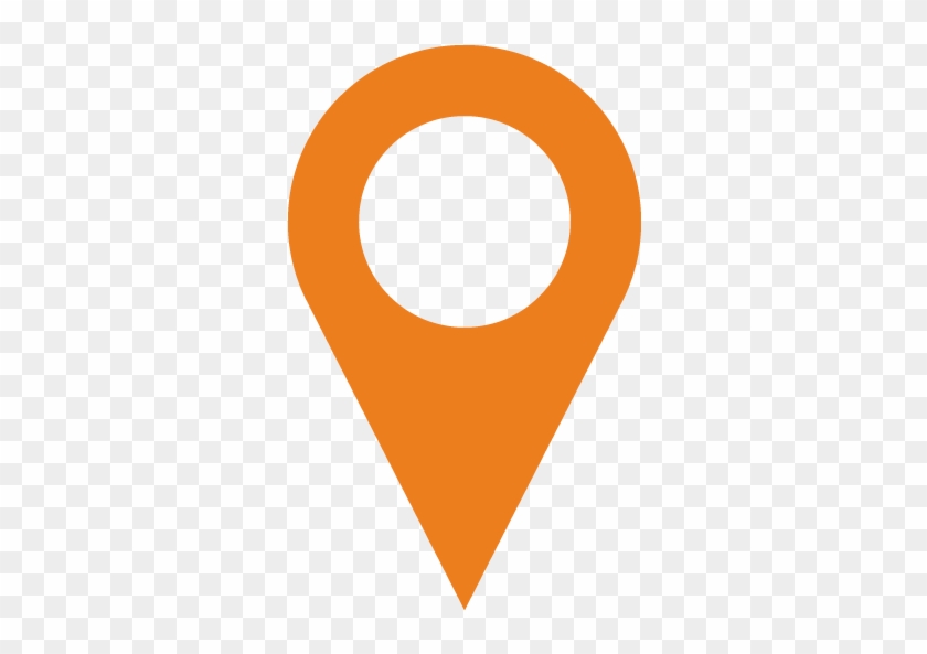 Map Marker Orange - Location Icon Png Orange #995585